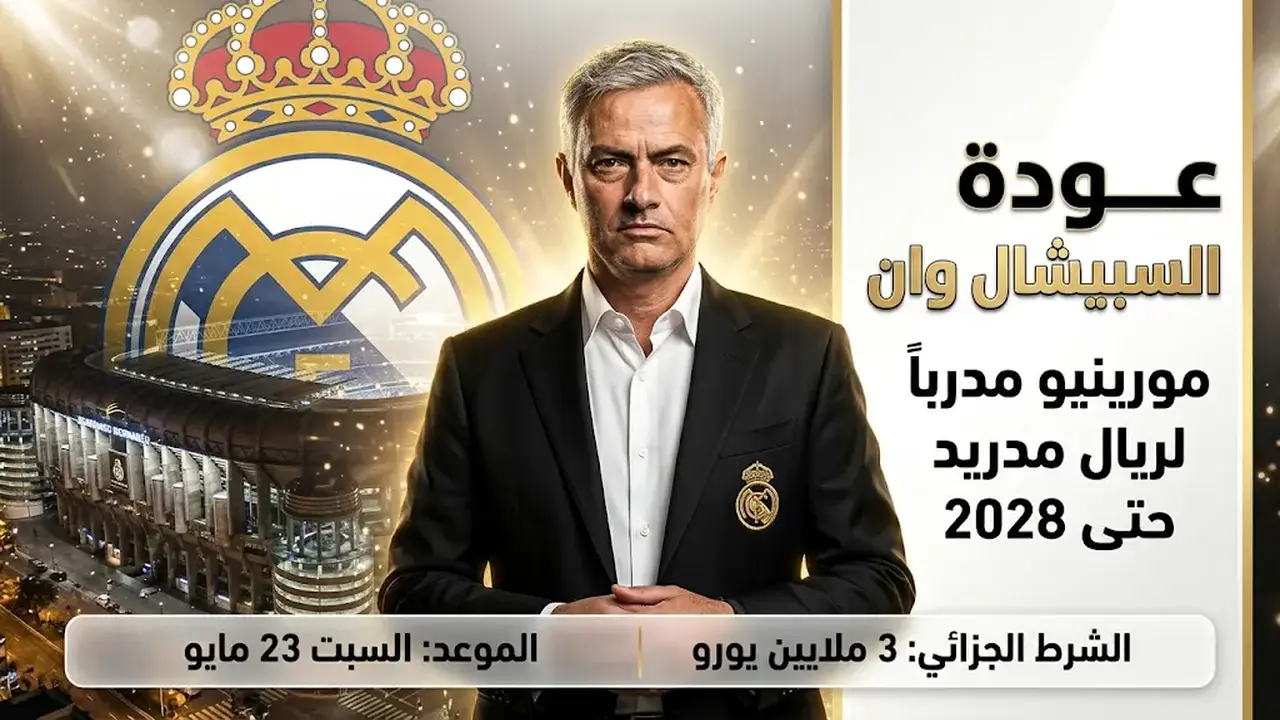 مورينيو يعود إلى ريال مدريد بعقد مثير ومهام جديدة قريبة
